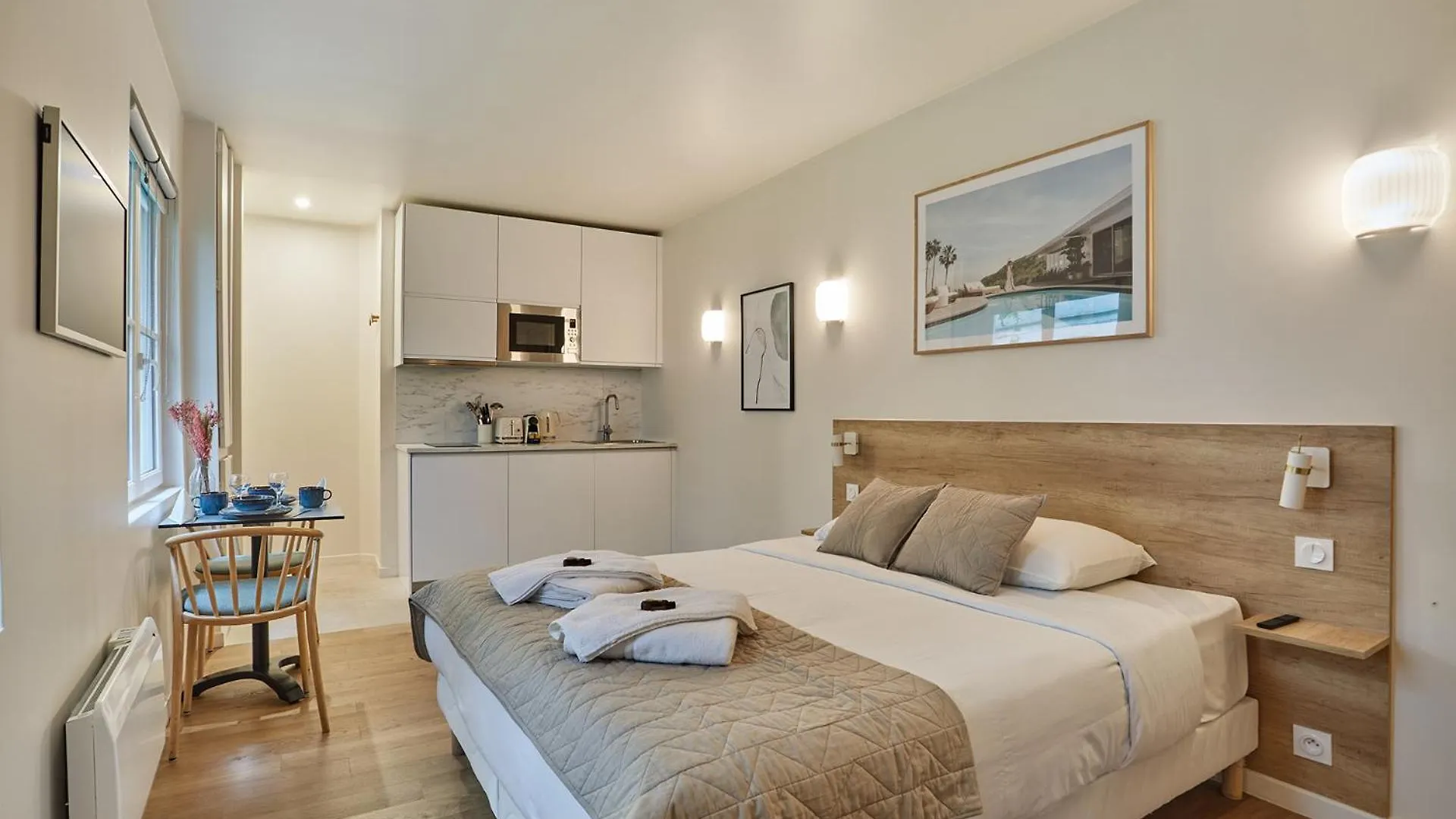 Lägenhet Residence Le Marais By Studio Prestige Paris Frankrike